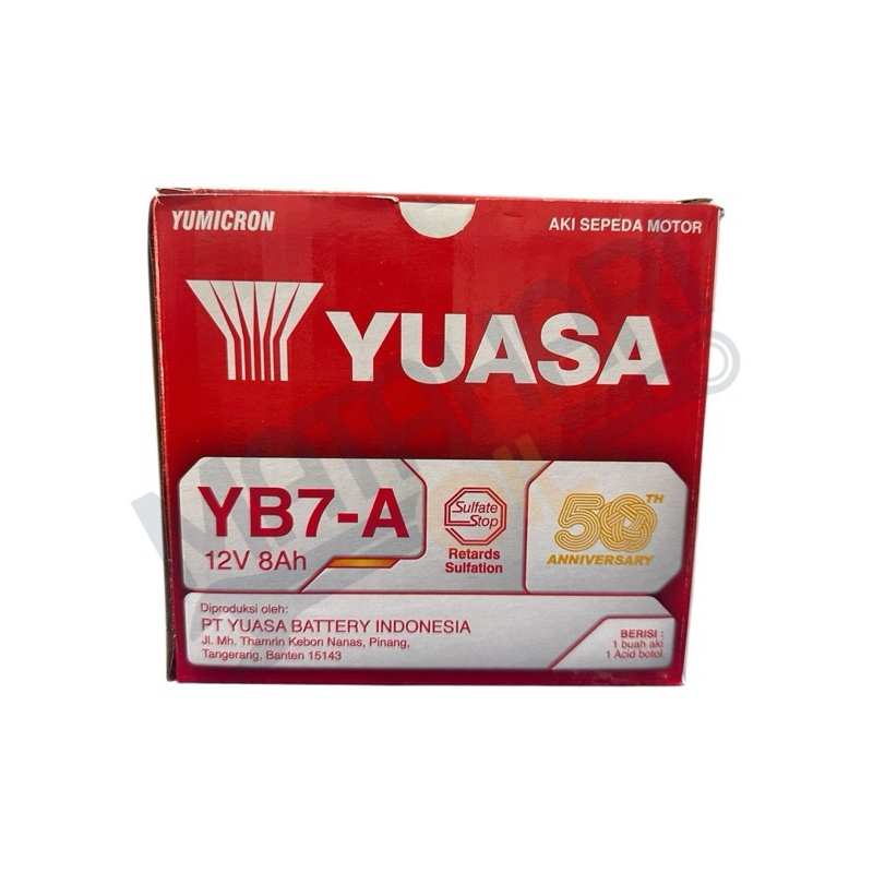 AKI MOTOR / YUASA / YB7-A / AKI BASAH