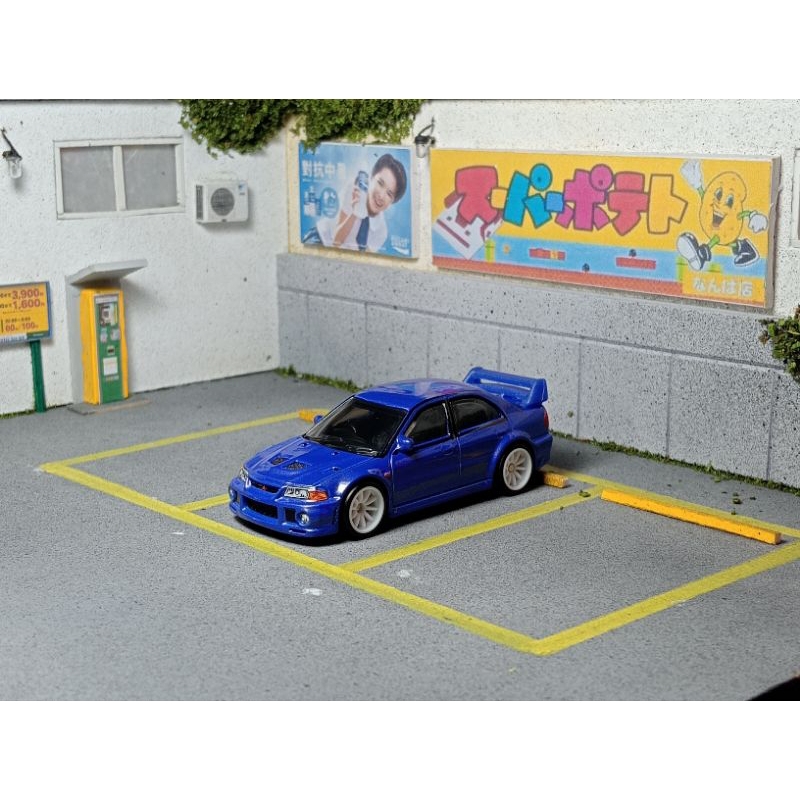 Hot Wheels Mitsubishi Evolution VI Blue