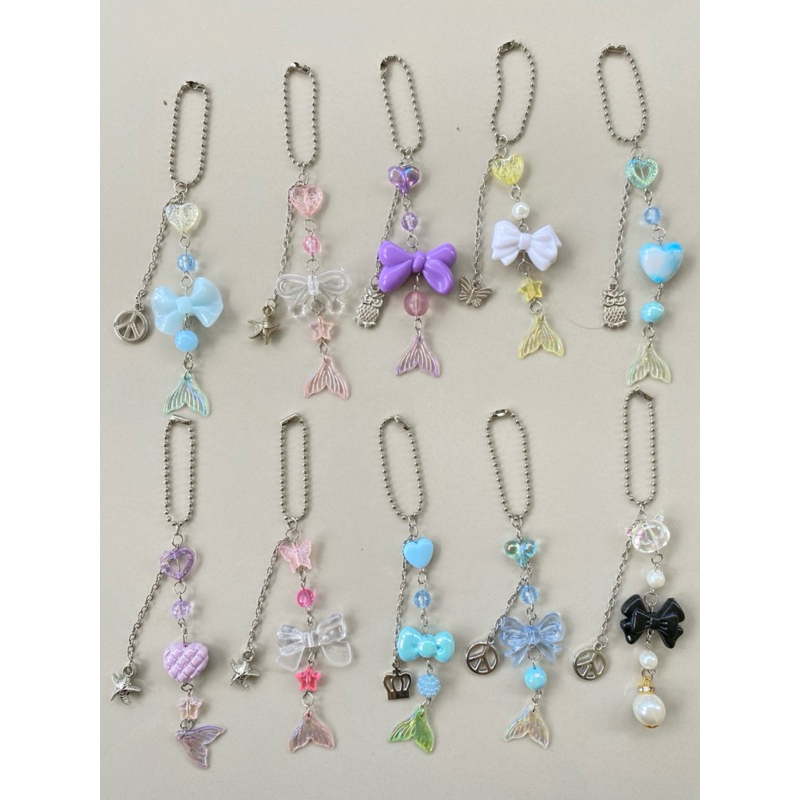 mermaid bag charm