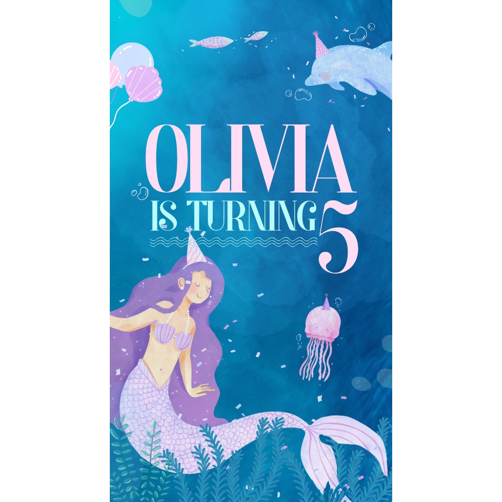 Undangan Ulang Tahun Video Anak Perempuan Dengan Tema