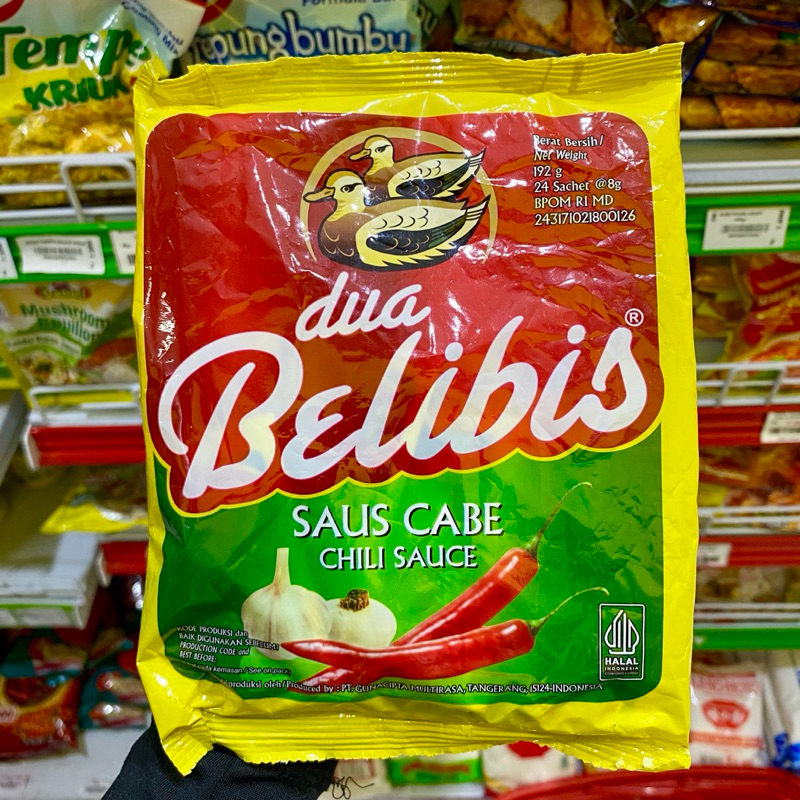 

Dua Belibis Saus Cabe 192gr Isi 24 Sachet