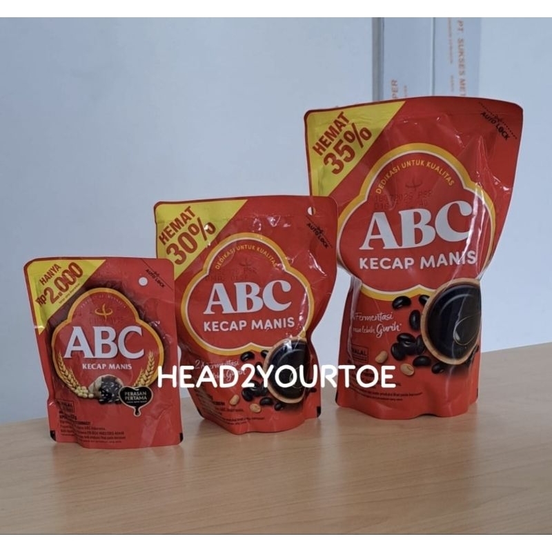

Kecap ABC Kemasan Refill 62gr, 250gr, 600gr