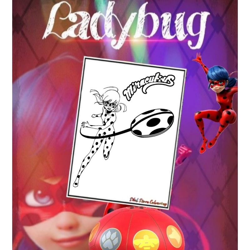 

Kertas Mewarnai Gambar Miraculous Ladybug V1 isi 10 Lembar Gambar Berbeda / Kertas Gambar Tebal (10 Lembar Gambar)