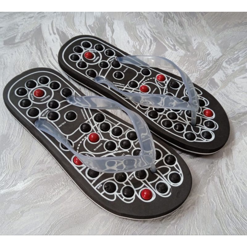 sandal refleksi jepit spon eva