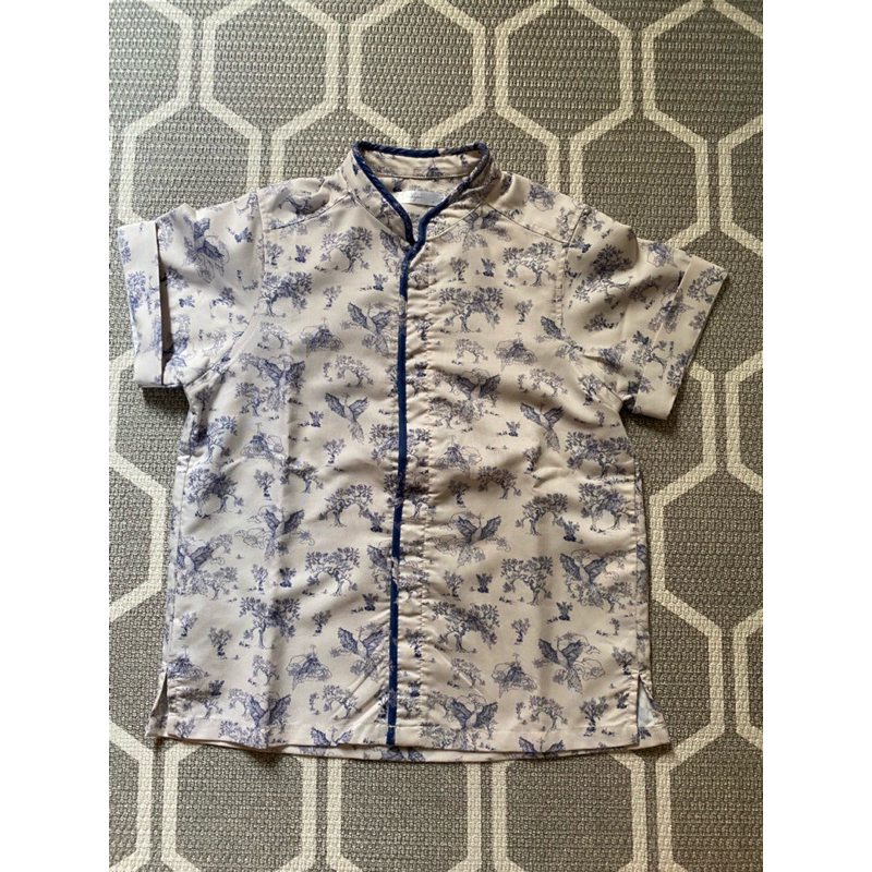 Preloved Kakapo Cheongsam Shirt Kids