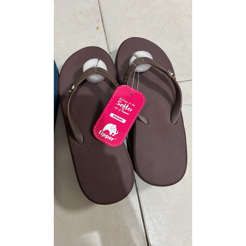 sandal fipper wedges original 5cm size 6 uk 38