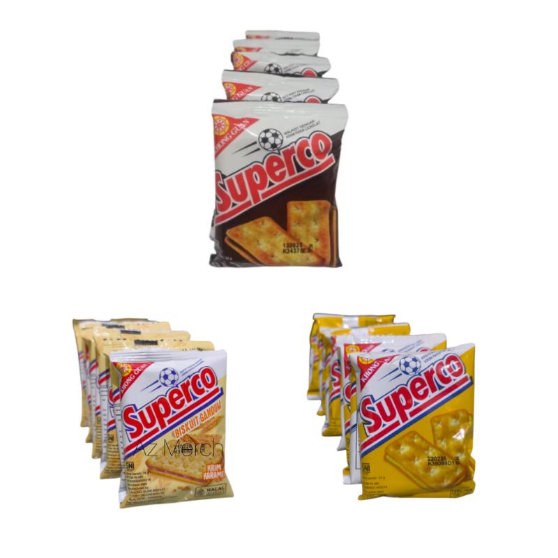 

Superco Biskuit Rasa Cokelat 1renceng isi 10pcs
