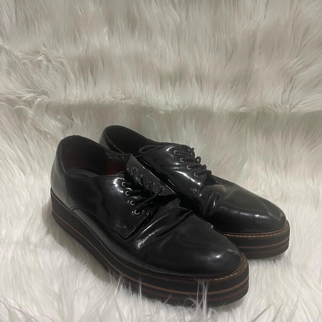 Preloved Patent Leather Platform Shoes Women