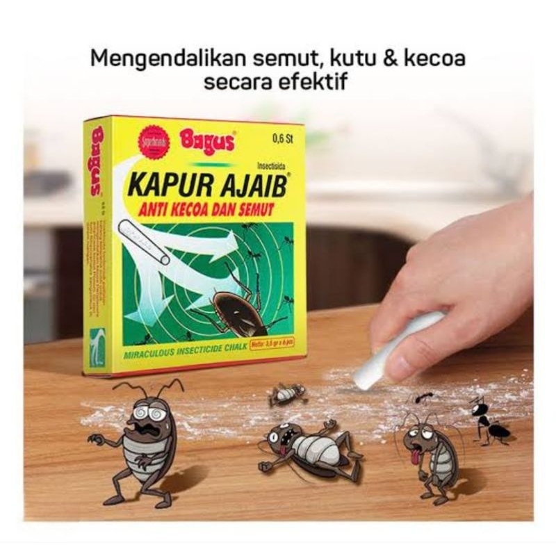 KAPUR AJAIB 1kotak isi 2batang/Kotak Kecil