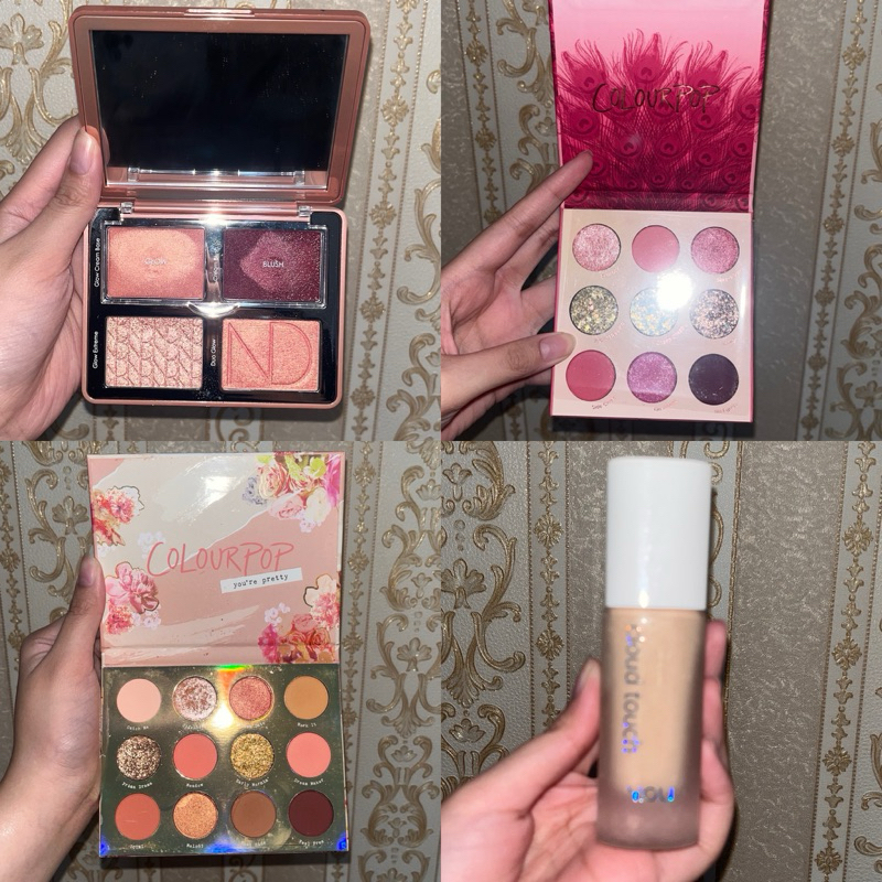 Preloved Make Up Natasha Denona Glow Face Palette Skintific Colourpop Eyeshadow