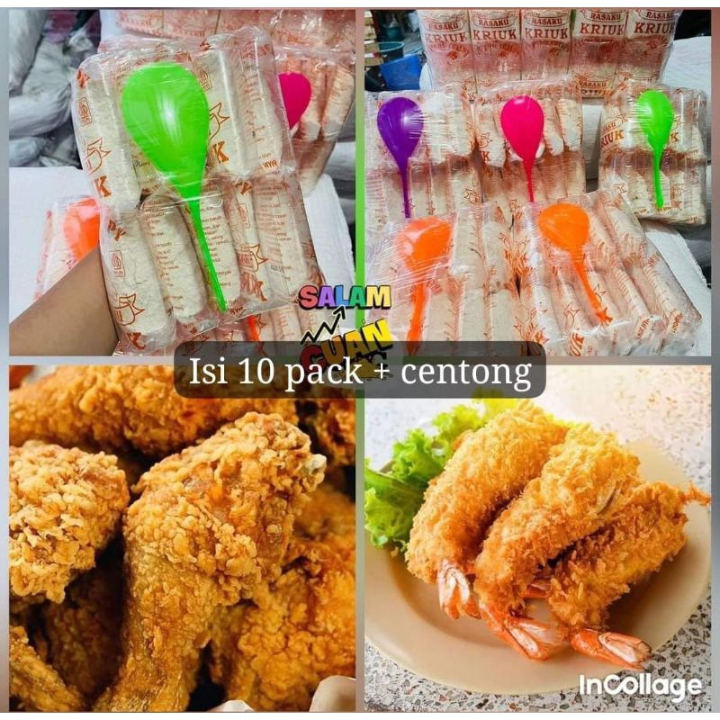 

tepung kriuk Krispy cap jempol ( 1pack isi 10bungkus )