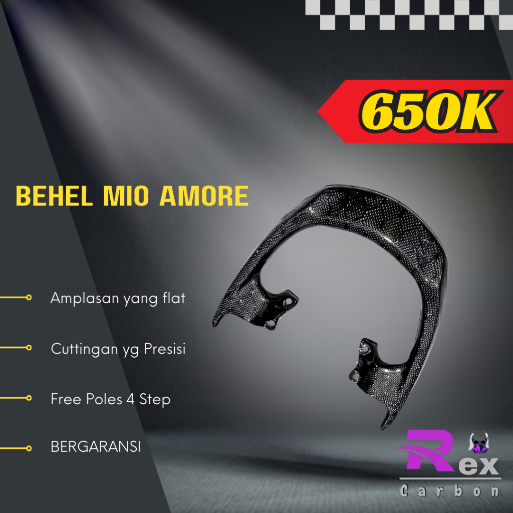 Behel/Begel Amore Thailand Original Mio Sporty/Smile Carbon Kevlar/ karbon fiber