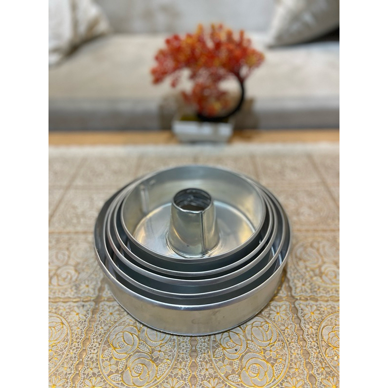 Loyang Tulban bahan Aluminium koran set 5/isi 5