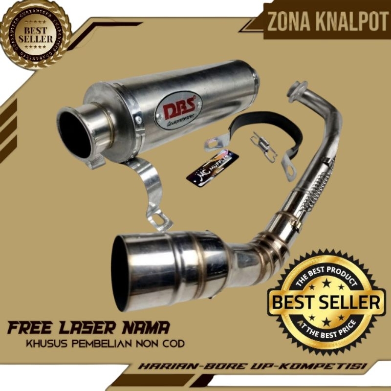 Knalpot  DBS thailand  stenlis untuk vario nmax beat scoopy aerox mio pcx DLL