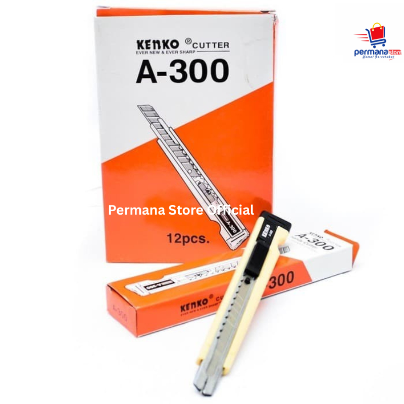 

Cutter Kecil A-300 Kenko ( PACK = 12 PCS )