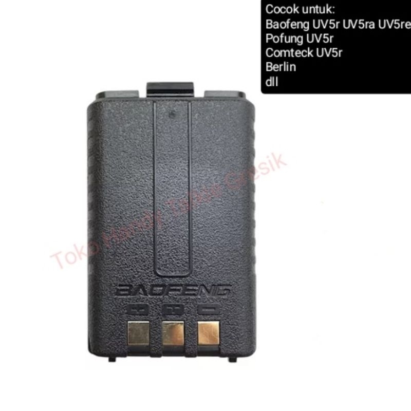 Baterai HT UV5r untuk Pofung Baofeng comteck UV5r UV5re kapasitas 2800 mAh bisa CoD