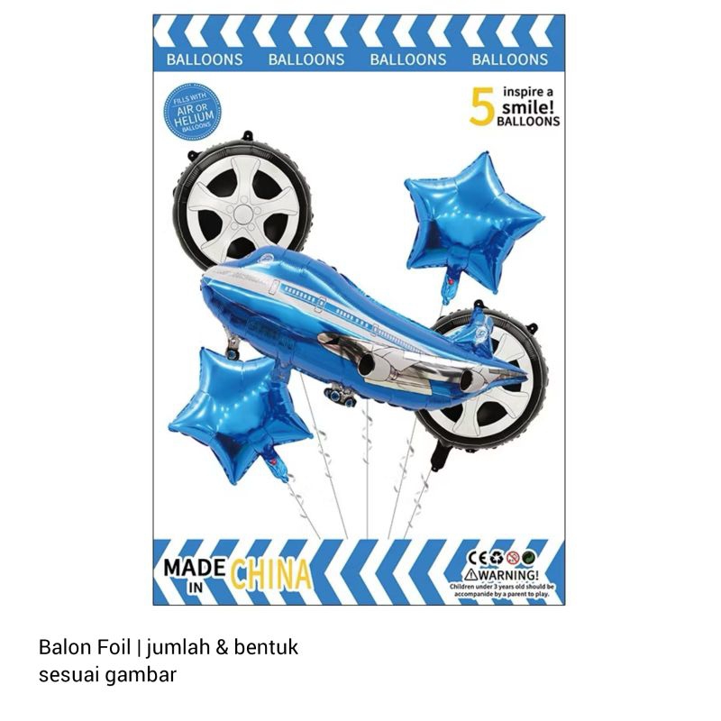 1 set balon ulang tahun | paket dekorasi ulang tahun | balon | balon ulang tahun p