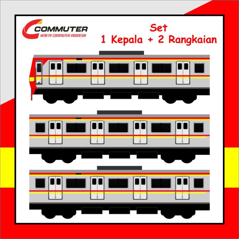 Kereta KRL Mainan