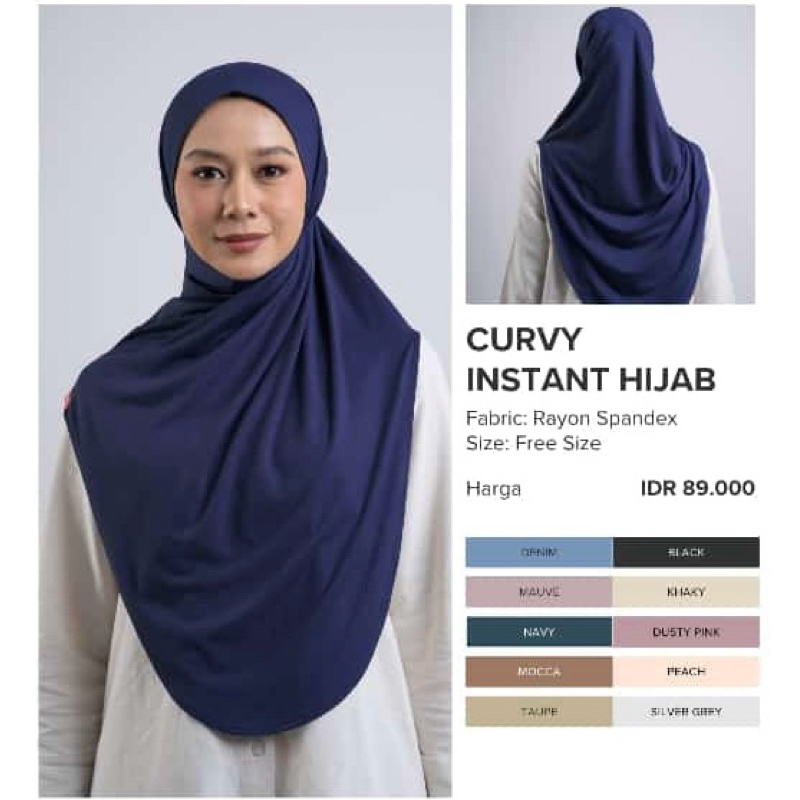 Curvy Instan Hijab Dauky