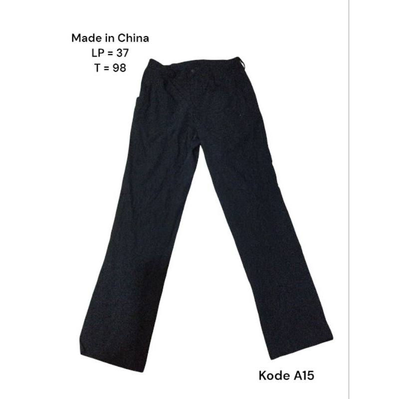 Celana Hitam Outdoor Second Thrifting