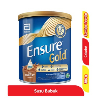 

Ensure Gold Susu Bubuk Nutrisi Dewasa Cokelat Kaleng 380 g