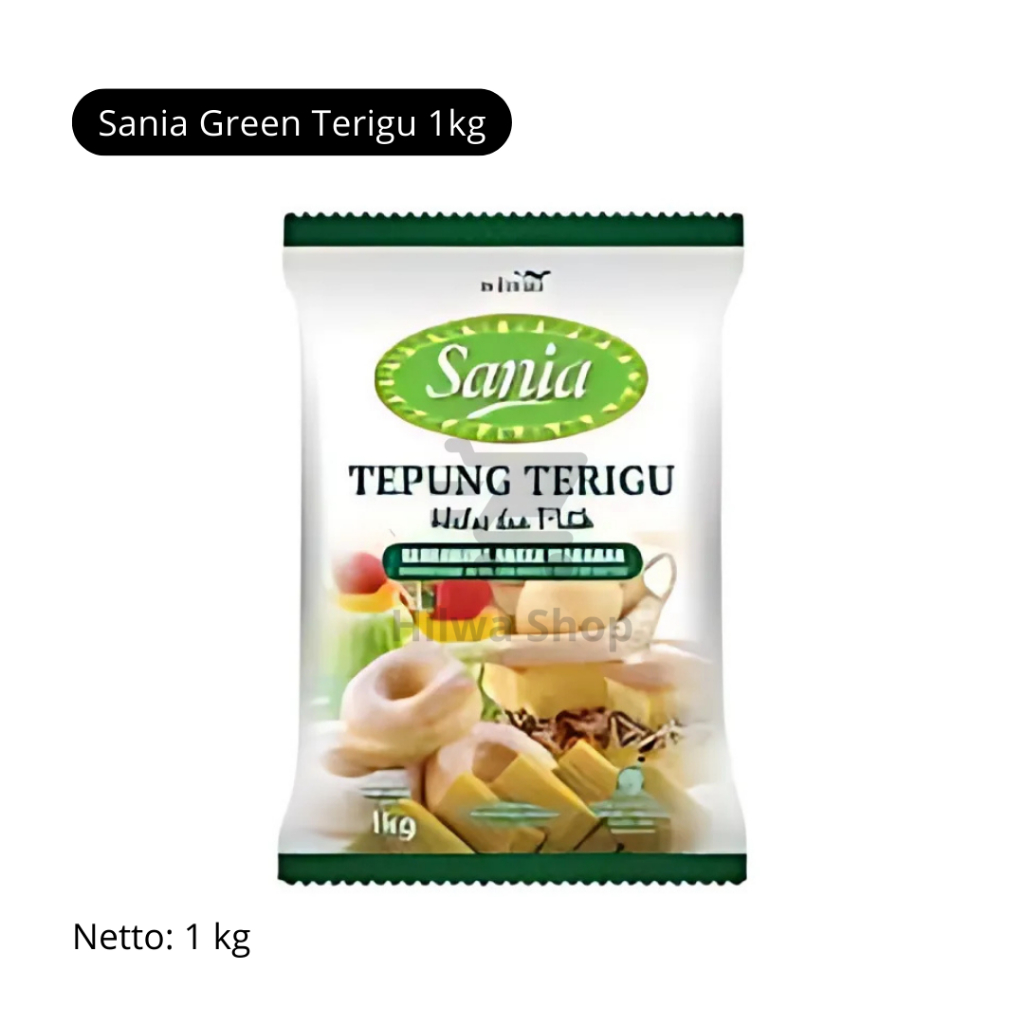 

Sania Green Terigu 1kg – Tepung Terigu Serbaguna untuk Berbagai Olahan