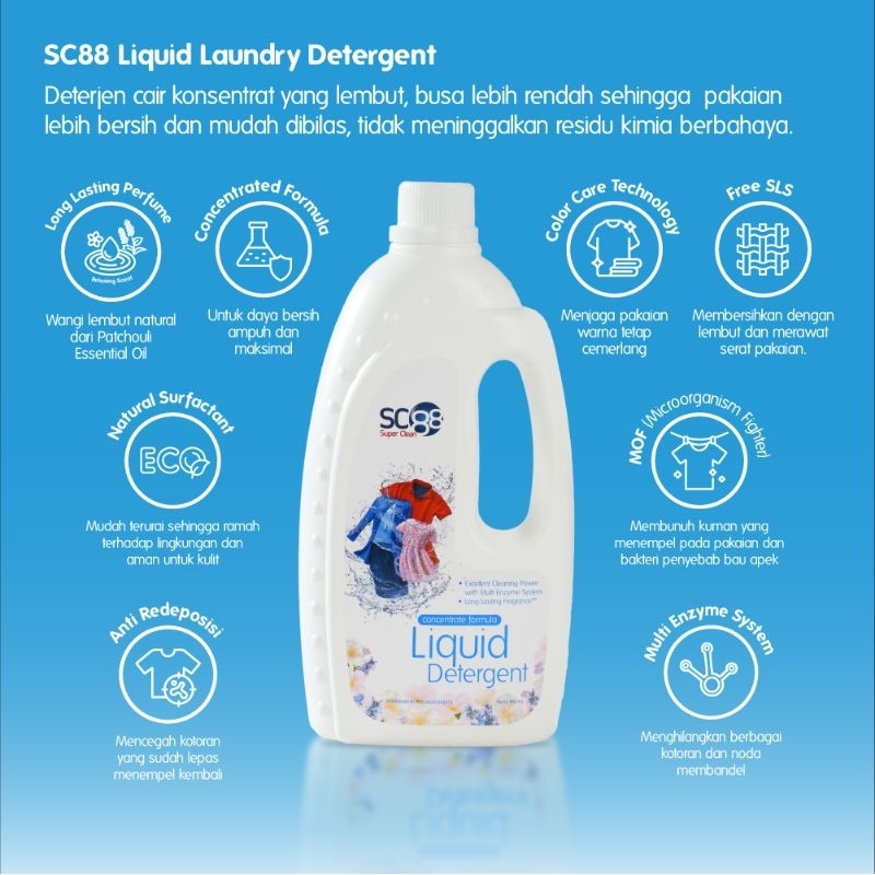 SC 88 liquid detergent