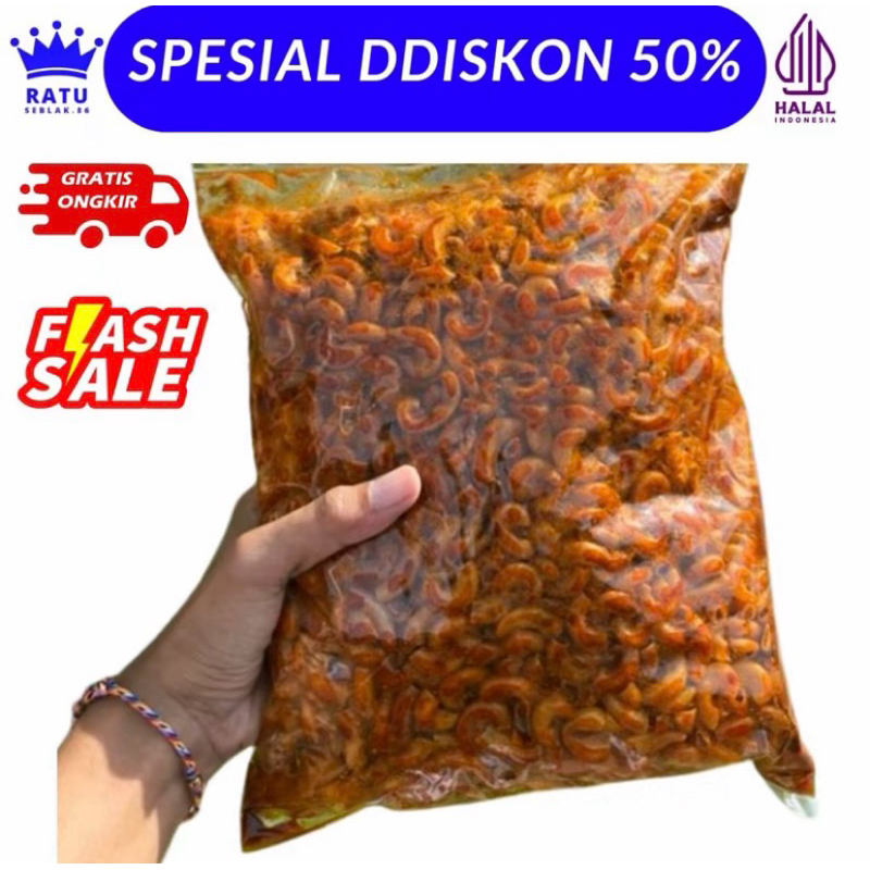 

1/4 kg MAKARONI CIKRUH PEDAS ORIGINAL EXTRA PEDAS BUMBU MELIMPAH