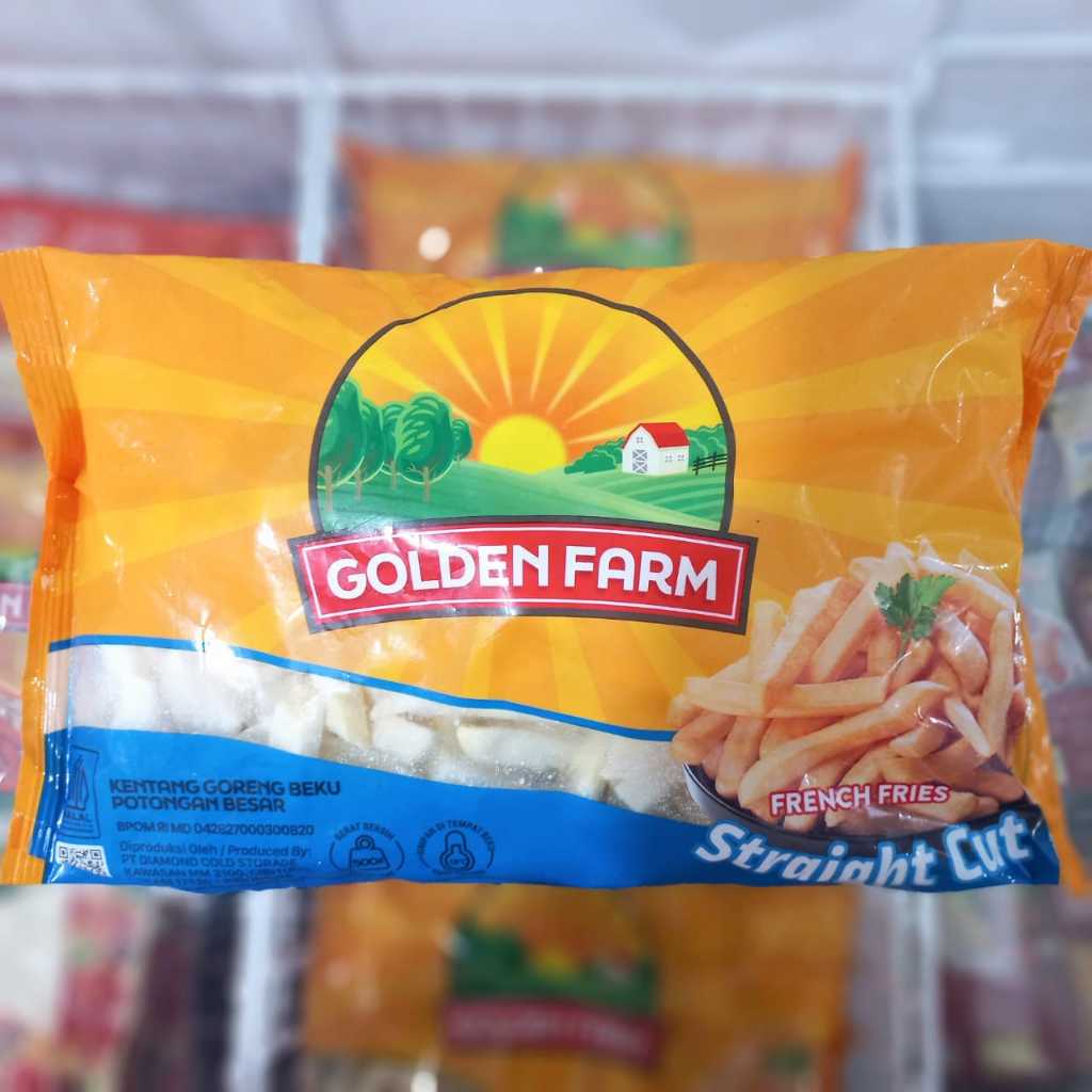 

Golden Farm French Fries Straight Cut 500gr - Kentang Goreng Potongan Besar