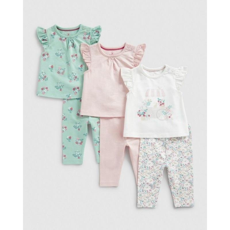 Mothercare Garden T-shirt and Legging Set - 3 Pack @550