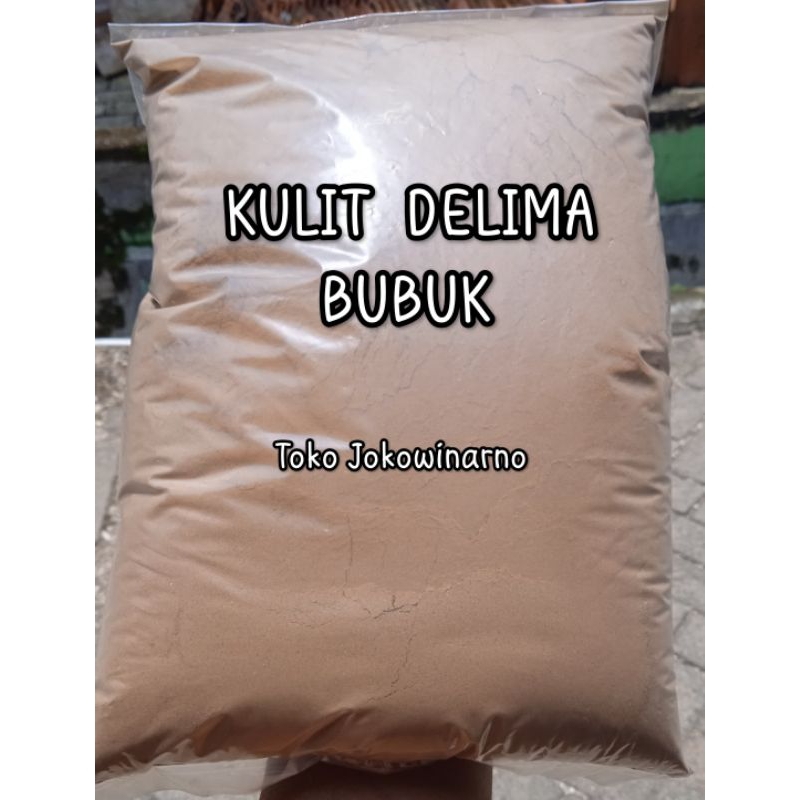 

KULIT DELIMA BUBUK HALUS / BUAH DELIMA / BUAH DELIMO 500 Gram - Murni Tanpa Campuran