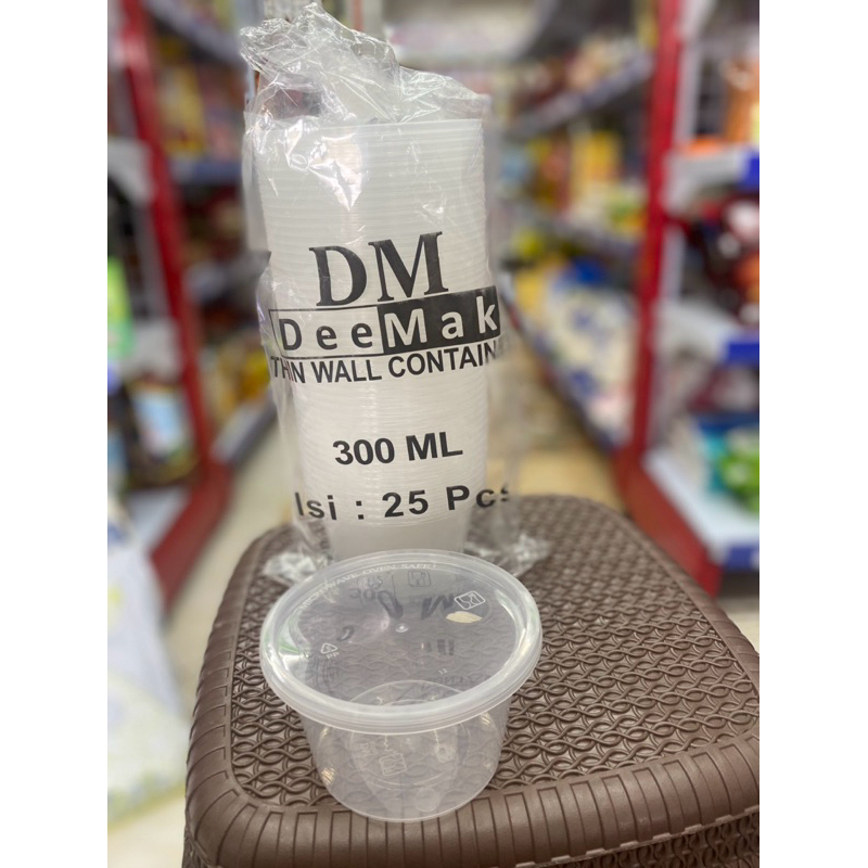 thinwall mangkok 300ml merk DM