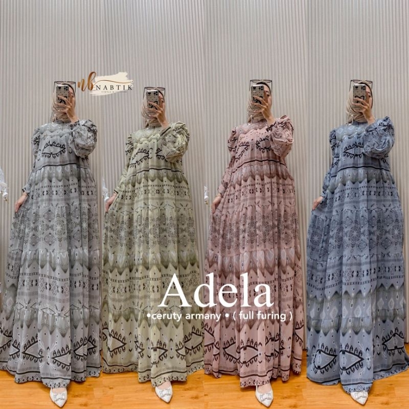 Gamis Muslimah Adela Original By Nabtik
