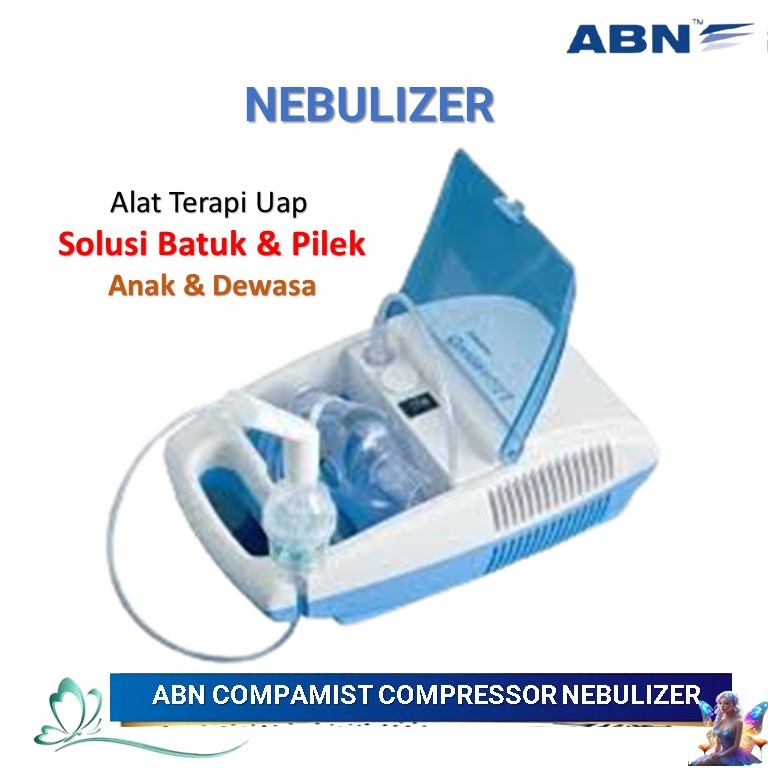 ABN NEBULIZER / Nebulizer ABN compamist 1 / ABN Nebulizer Compamist 1 Alat Bantu Pernafasan