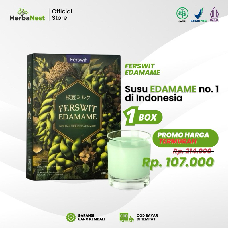 

Ferswit Susu Edamame Jepang 100% Original 1 Box