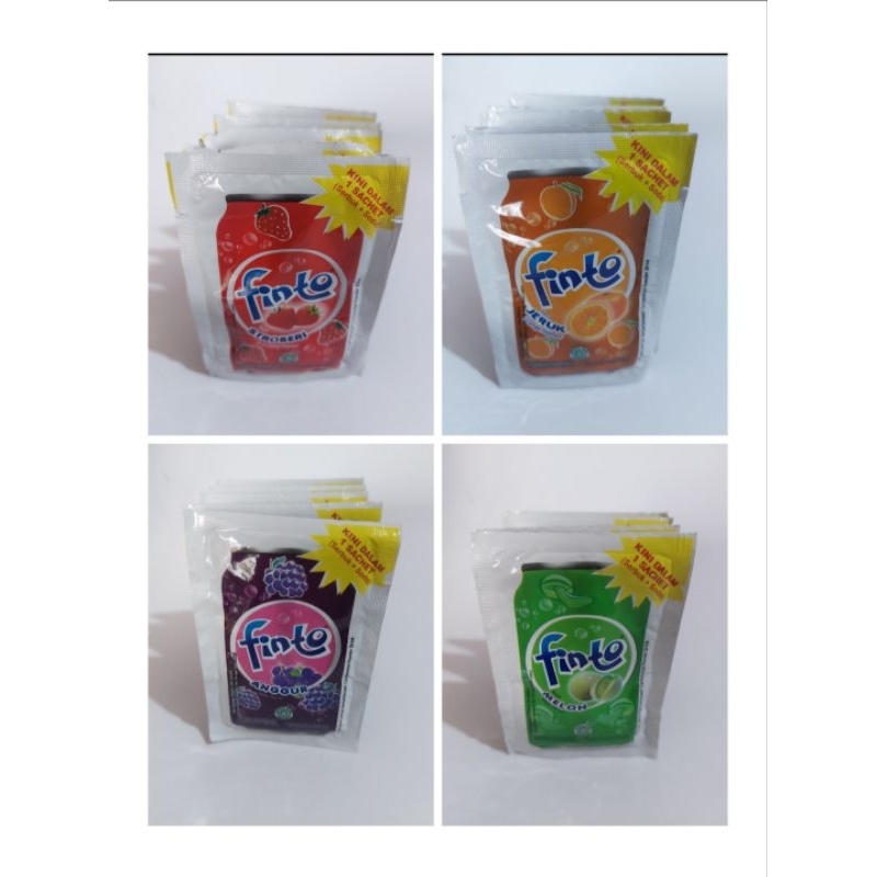 

Finto minuman serbuk ANEKA RASA 1 renceng isi 10 Sachet