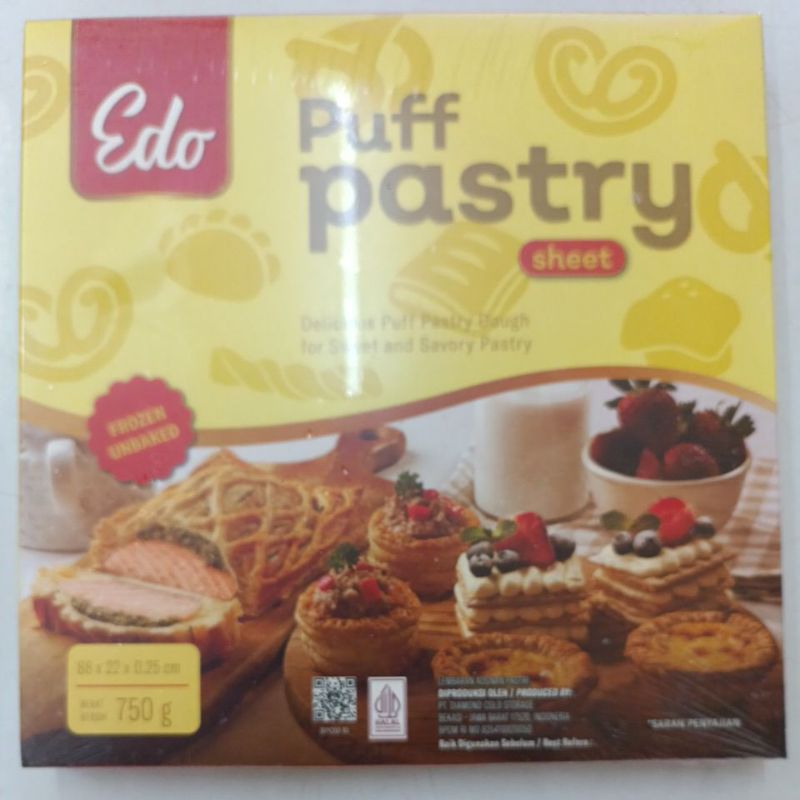 

Edo Puff Pastry sheet 750 gr