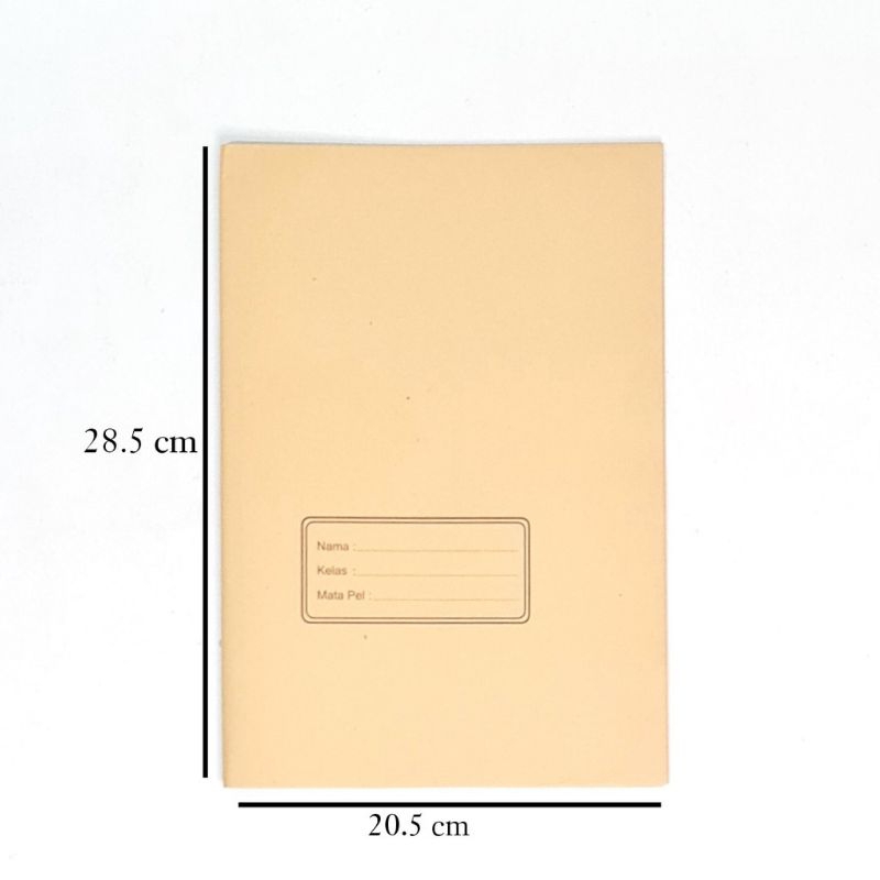 

sampul coklat buku tulis sekolah