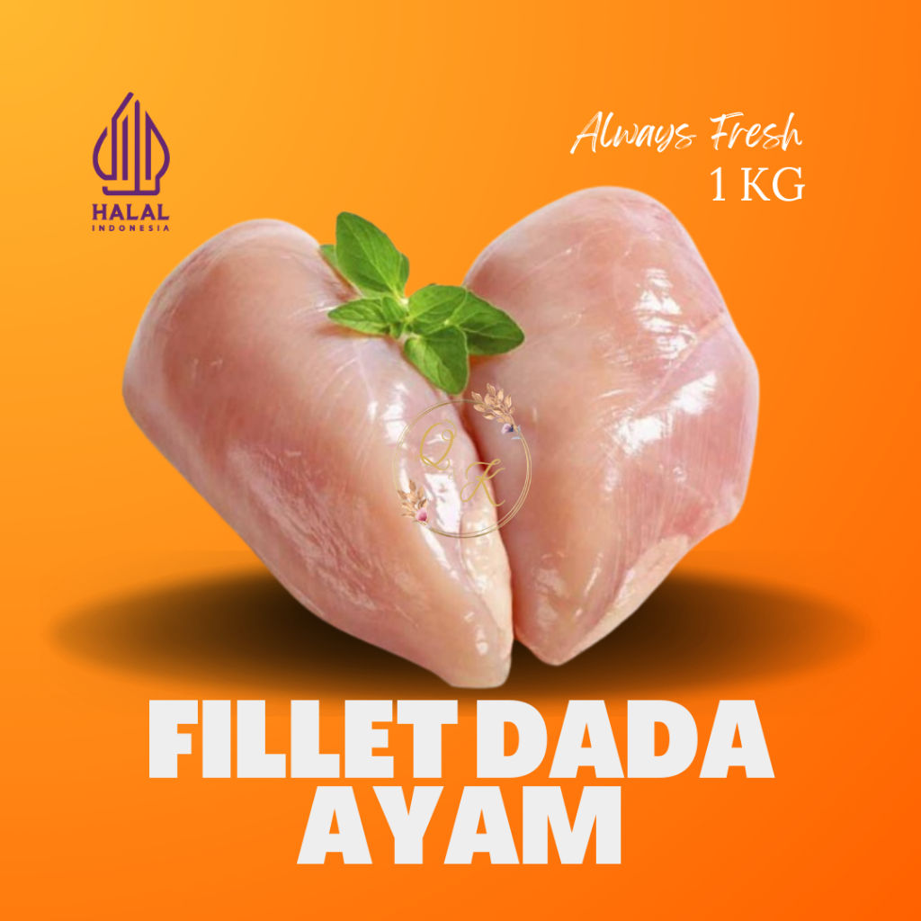 

Fillet / Boneless Dada Ayam. Frozen 1 kg