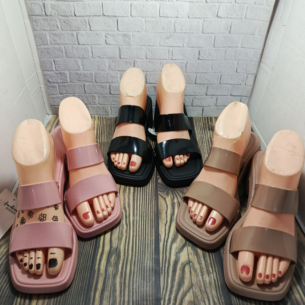 NEW  SANDAL KARET PORTO LADY ZEN 36/40 / SANDAL HAK FUSHIN 1251-1 37-41