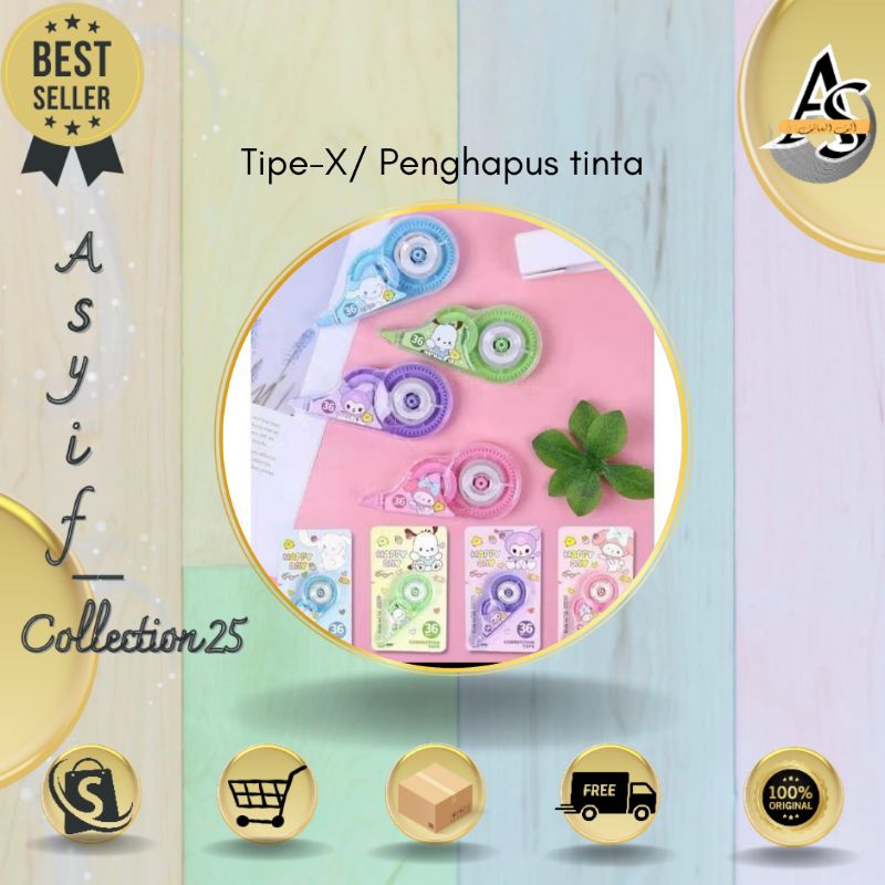 

Tipe-X Penghapus tinta|| Asyif Collection 25