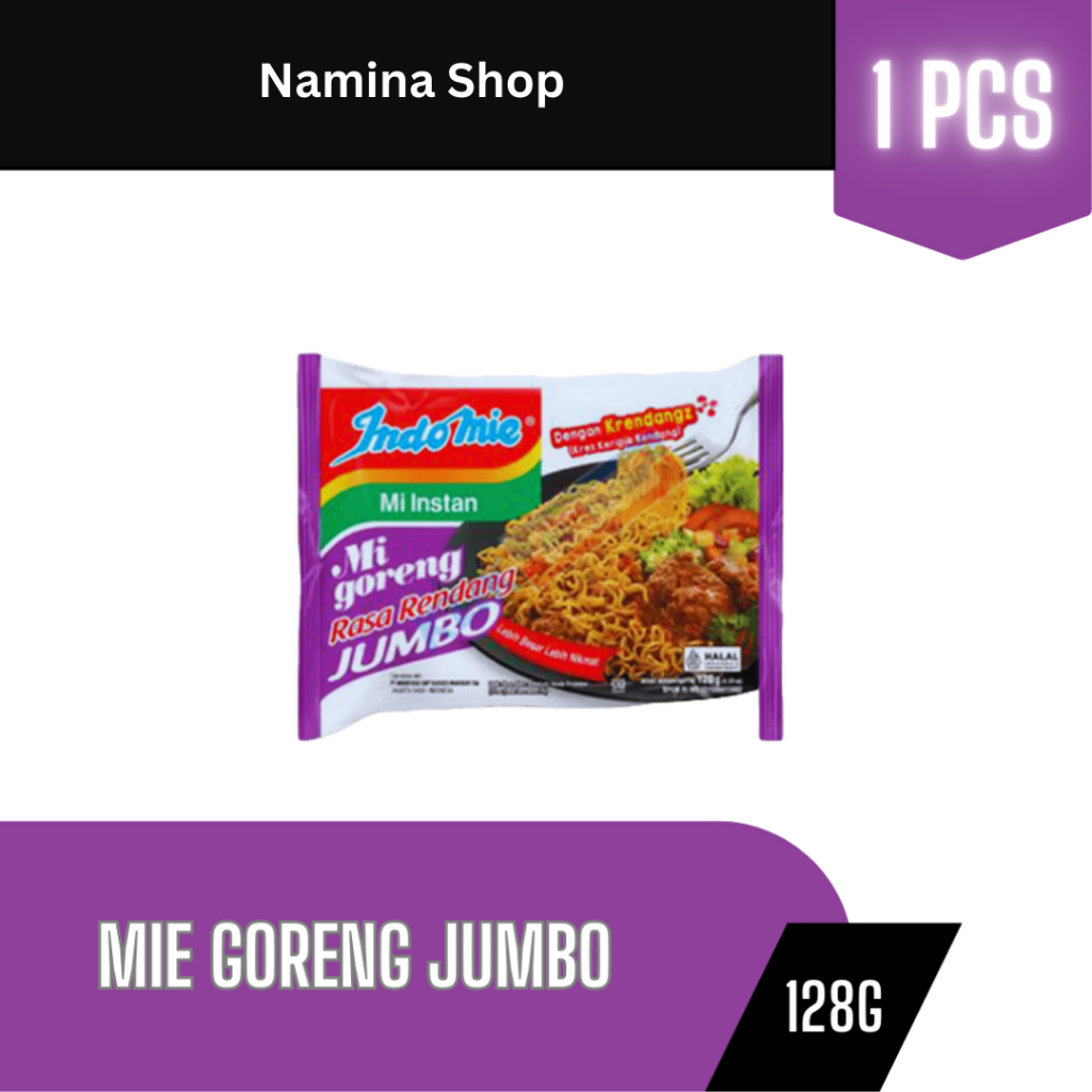

INDOMIE GORENG RENDANG JUMBOO 120G - 1 PCS - BANDUNG