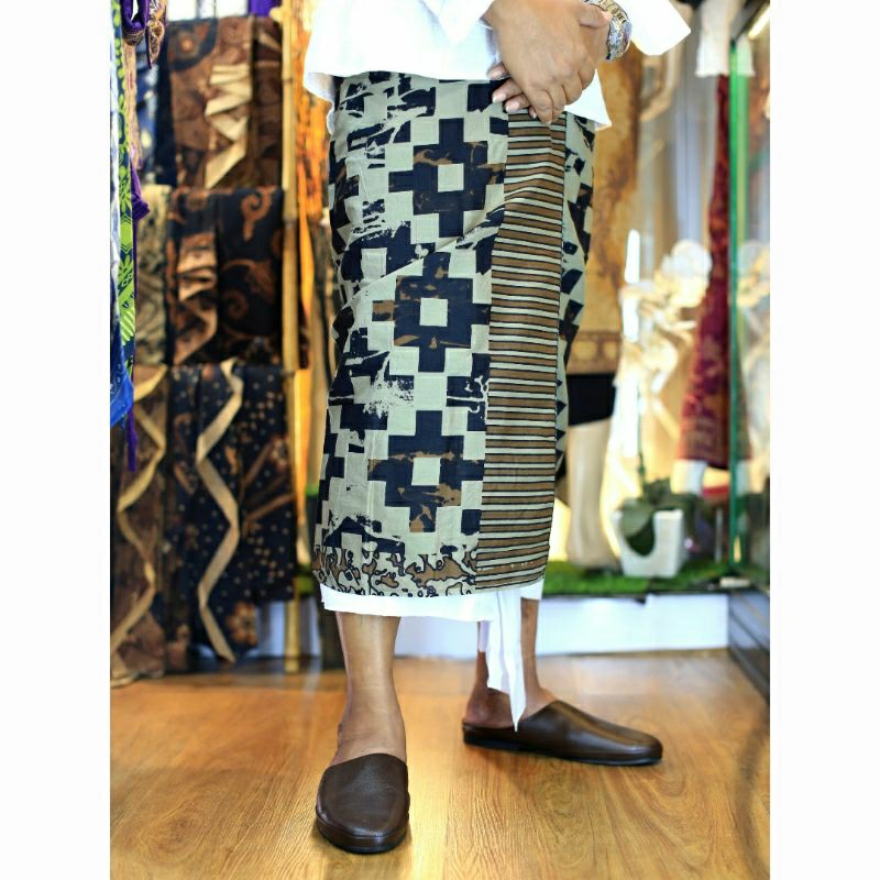 Saput Batik indigo murah ,saput saja