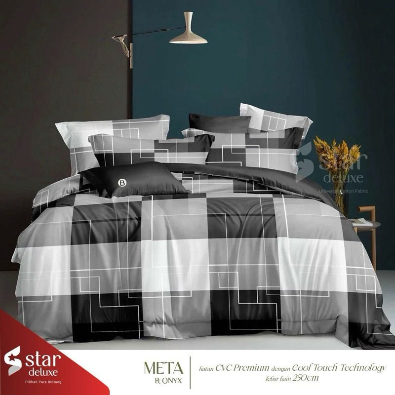 Sprei katun CVC star collection collection motif meta (tika)