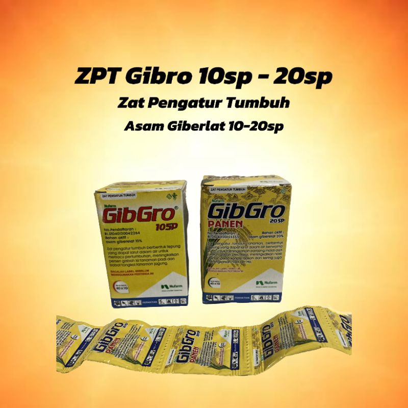 ZPT GIBGRO 10SP 20SP GIBGRO PANEN ASAM GIBERLAT GA3