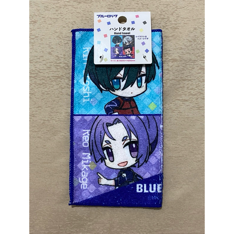 

Blue Lock Hand Towel Saputangan Rin Nagi Reo Barou
