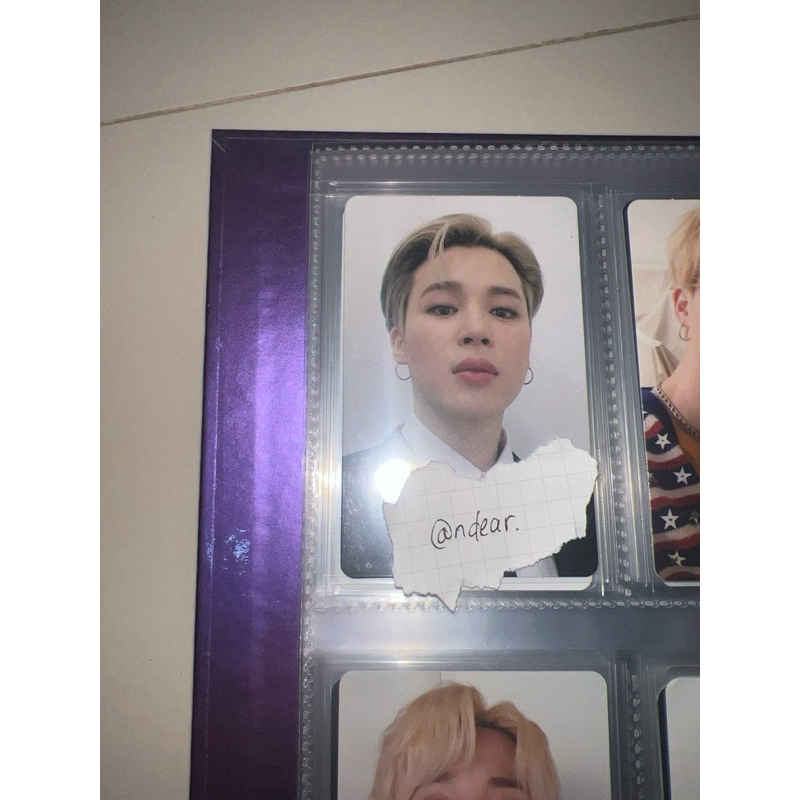 PHOTOCARD JIMIN BTS MEMORIES 2020
