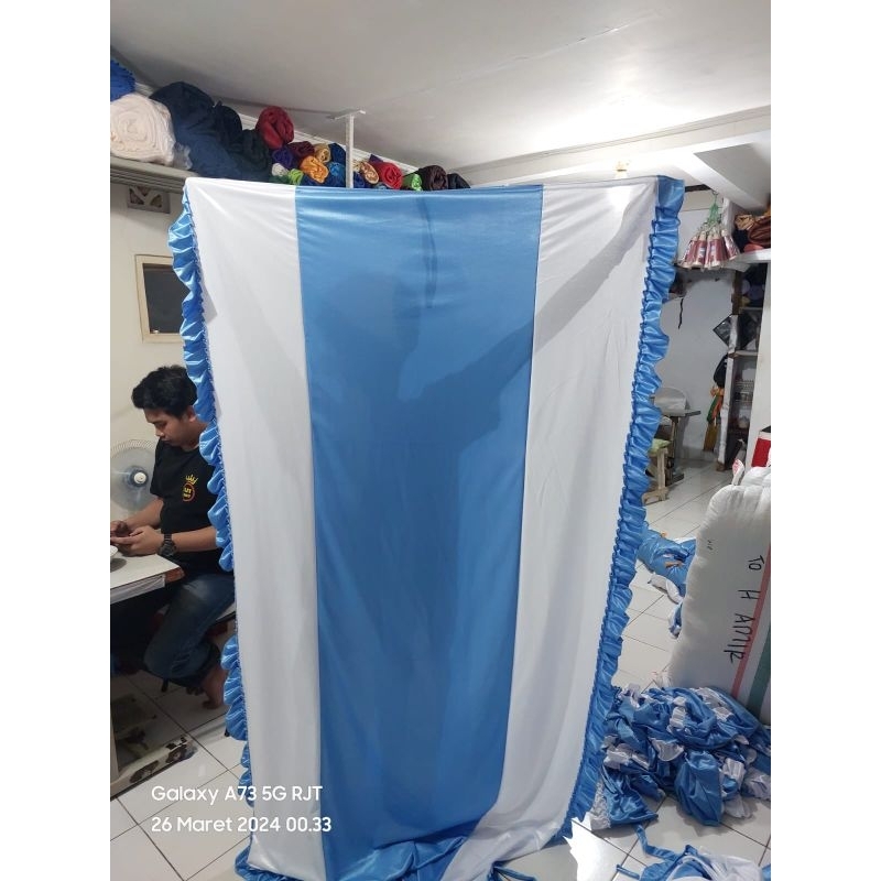 Tirai Tiang Tenda / Penutup Tiang Terop / Hiasan Tiang Tenda