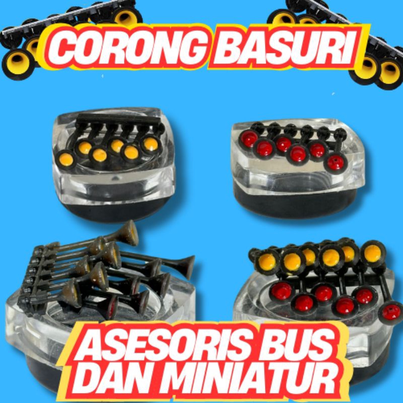 Corong Miniatur Aksesoris Bus Basuri