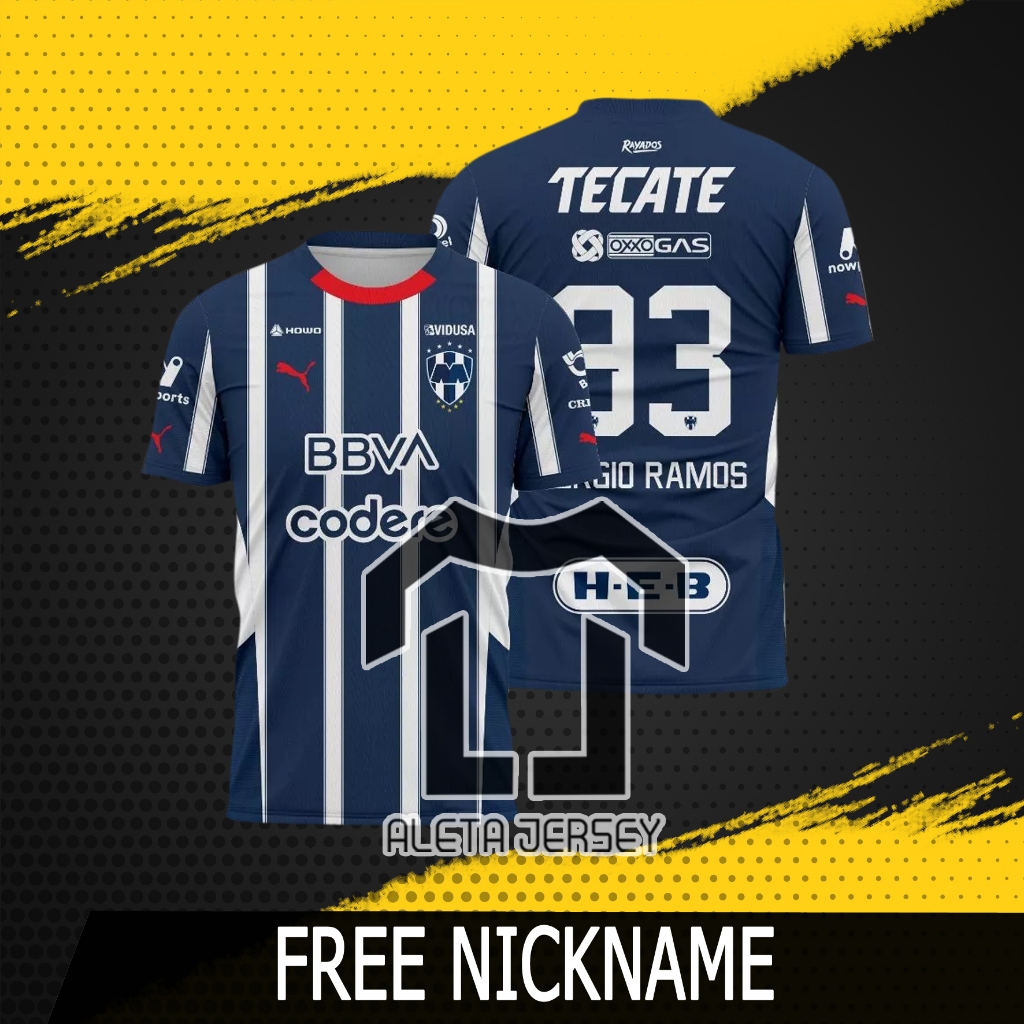 Jersey Monterrey SERGIO RAMOS Home 2025